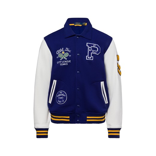 Polo Ralph Lauren Męska kurtka uniwersytecka Mężczyźni indygo jednolity ze sklepu vangraaf w kategorii Bluzy męskie - zdjęcie 179146940