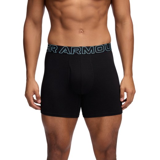 Męska bielizna treningowa (3-pack) Under Armour M UA Perf Cotton 6in - czarna ze sklepu Sportstylestory.com w kategorii Majtki męskie - zdjęcie 179147372