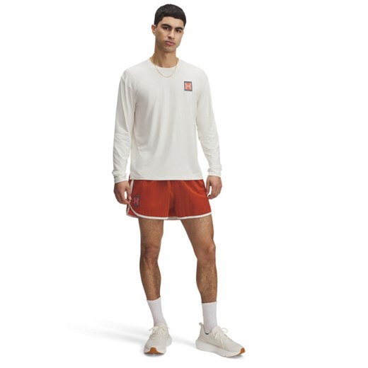 Męskie spodenki do biegania Under Armour UA Run 96 Shorts - czerwone ze sklepu Sportstylestory.com w kategorii Spodenki męskie - zdjęcie 179147384