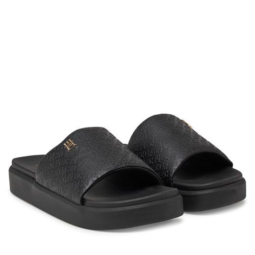 Klapki damskie Tommy Hilfiger na lato bez zapięcia 