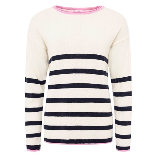Zwillingsherz Sweter &quot;Stripes&quot; w kolorze kremowo-granatowym ze sklepu Limango Polska w kategorii Swetry damskie - zdjęcie 179152523