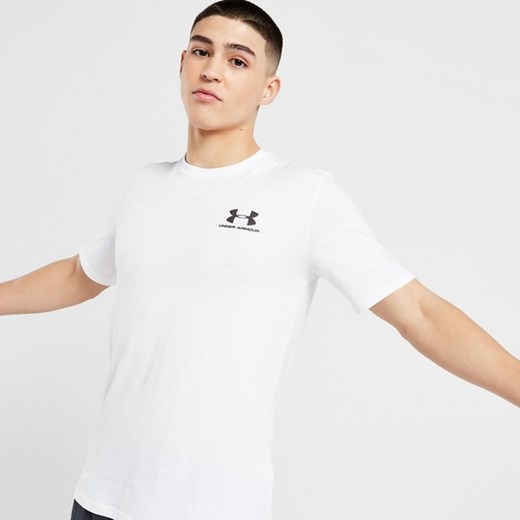 UNDER ARMOUR T-SHIRT UA SML LOGO TEE WHITE ze sklepu JD Sports  w kategorii T-shirty męskie - zdjęcie 179153604