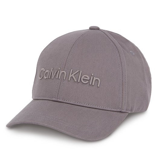 Czapka z daszkiem Calvin Klein Embroidery Bb Cap K50K505737 Szary ze sklepu eobuwie.pl w kategorii Czapki z daszkiem męskie - zdjęcie 179155660