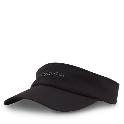 Daszek Calvin Klein Seersucker Visor K50K512973 Czarny ze sklepu eobuwie.pl w kategorii Czapki z daszkiem męskie - zdjęcie 179155661