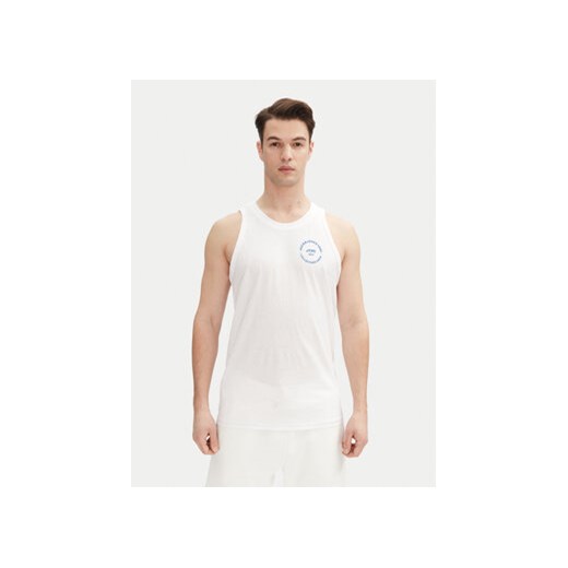 Jack&Jones Tank top Simon 12270462 Biały Regular Fit ze sklepu MODIVO w kategorii T-shirty męskie - zdjęcie 179156211