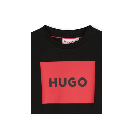 HUGO T-Shirt G00334 S Czarny Regular Fit 10Y MODIVO