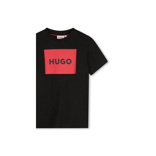 HUGO T-Shirt G00334 S Czarny Regular Fit 12Y MODIVO