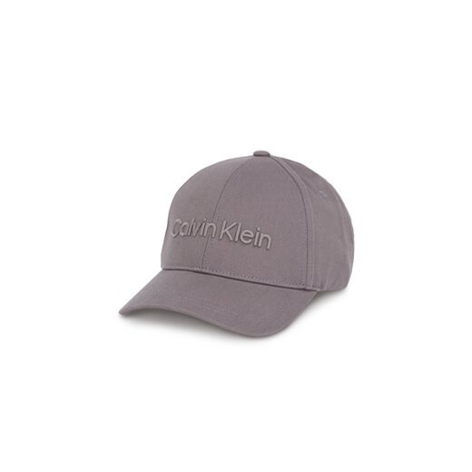 Calvin Klein Czapka z daszkiem Embroidery Bb Cap K50K505737 Szary ze sklepu MODIVO w kategorii Czapki z daszkiem męskie - zdjęcie 179156711