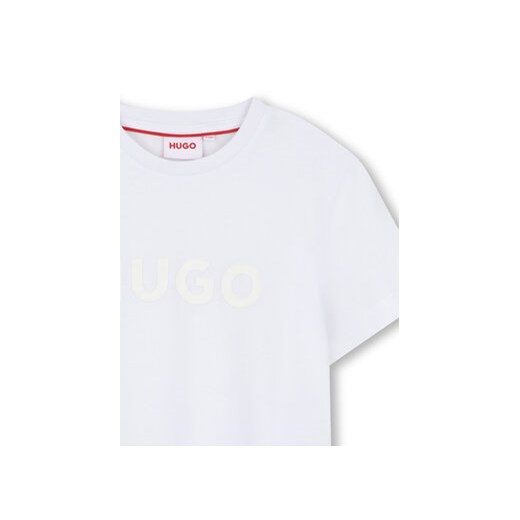 HUGO T-Shirt G00333 D Biały Regular Fit 14Y MODIVO