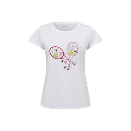 Liu Jo Collection Koszulka damska Kobiety Bawełna biały jednolity ze sklepu vangraaf w kategorii Bluzki damskie - zdjęcie 179157934