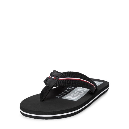 Tommy Hilfiger Separatory palców dla mężczyzn Mężczyźni Tekstylia czarny jednolity ze sklepu vangraaf w kategorii Klapki męskie - zdjęcie 179157972