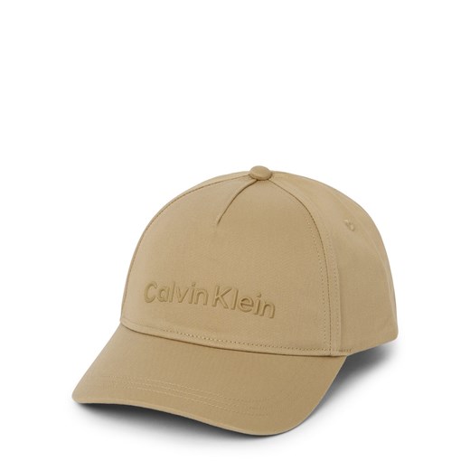 Calvin Klein Męska czapka z daszkiem - Must Mężczyźni Bawełna beżowy jednolity ze sklepu vangraaf w kategorii Czapki z daszkiem męskie - zdjęcie 179157974