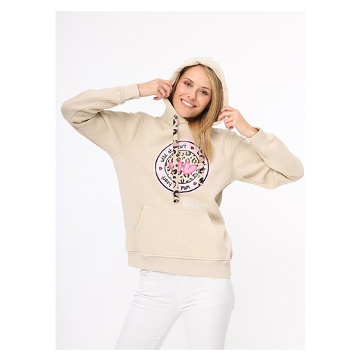 Zwillingsherz Bluza &quot;Kelly&quot; w kolorze jasnobrązowym ze sklepu Limango Polska w kategorii Bluzy damskie - zdjęcie 179158734