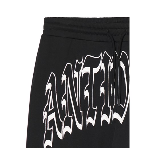 Cropp - Czarne dresowe joggery z aplikacją - czarny Cropp L Cropp