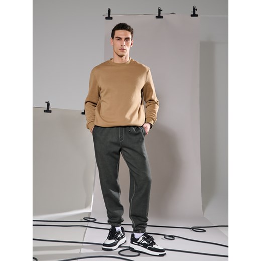 Sinsay - Spodnie comfort fit - khaki Sinsay XXL Sinsay