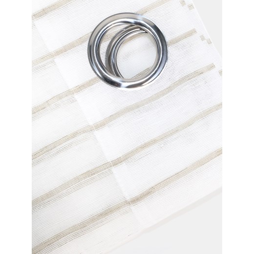 Sinsay - Zasłona w paski - brązowy Sinsay One Size Sinsay