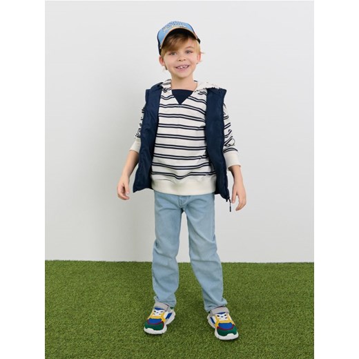 Sinsay - Bluza w paski - kremowy ze sklepu Sinsay w kategorii Bluzy chłopięce - zdjęcie 179161473