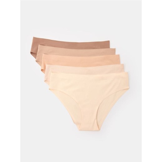 Sinsay - Majtki figi 5 pack - wielobarwny ze sklepu Sinsay w kategorii Majtki damskie - zdjęcie 179161634