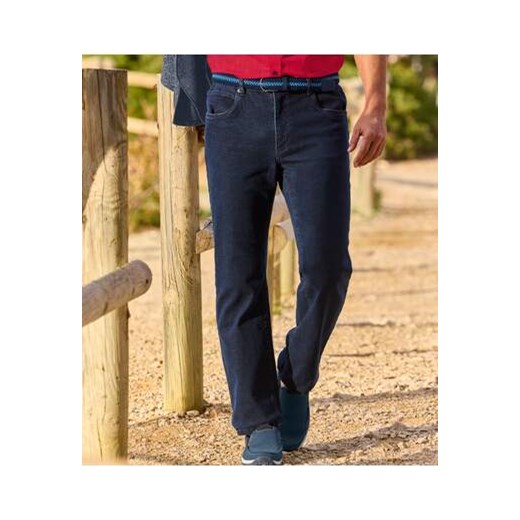 Komfortowe jeansy z półelastyczną talią ze sklepu Atlas For Men w kategorii Jeansy męskie - zdjęcie 179162283