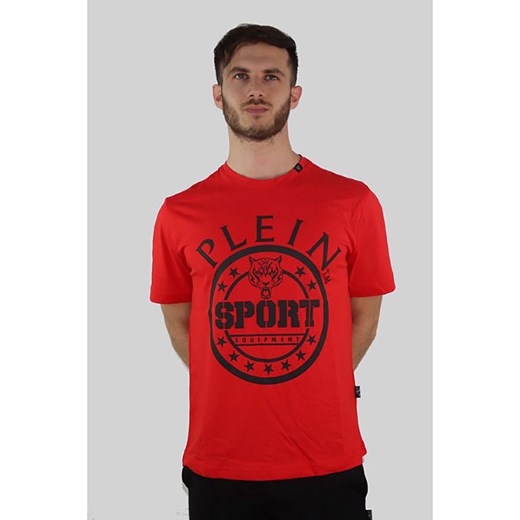 Plein Sport Koszulka w kolorze czerwonym ze sklepu Limango Polska w kategorii T-shirty męskie - zdjęcie 179163340