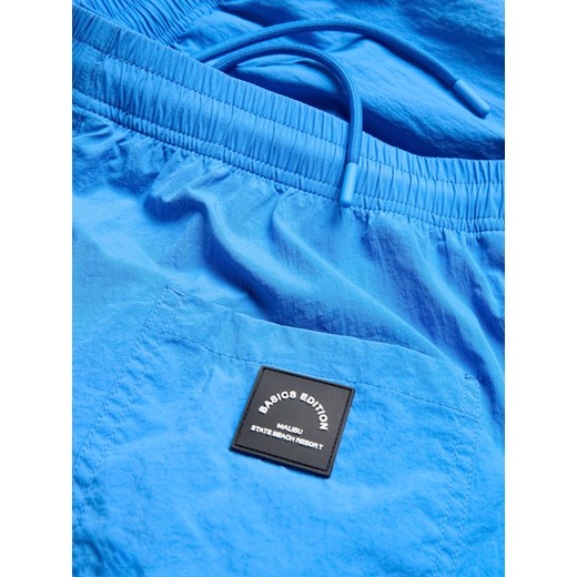 Reserved - Gładkie szorty plażowe - niebieski Reserved XL Reserved