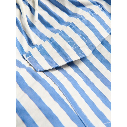 Reserved - Szorty plażowe w paski - niebieski Reserved XL Reserved