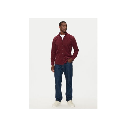 Tommy Hilfiger Koszula MW0MW36847 Bordowy Regular Fit Tommy Hilfiger L MODIVO