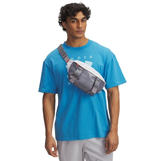 Saszetka nerka uniseks Under Armour UA Summit Trail Waist Bag - szara ze sklepu Sportstylestory.com w kategorii T-shirty męskie - zdjęcie 179170952