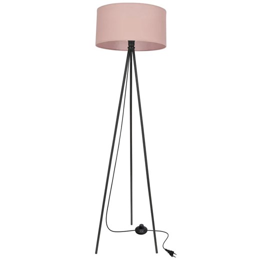 Abażurowa wrzosowa lampa stojąca - M096 D8-Z71 ze sklepu Edinos.pl w kategorii Lampy wiszące - zdjęcie 179170983
