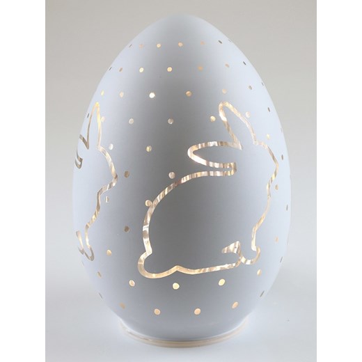 AM Design Lampa dekoracyjna LED w kolorze białym - wys. 17 x Ø 12 cm ze sklepu Limango Polska w kategorii Oświetlenie led - zdjęcie 179171552