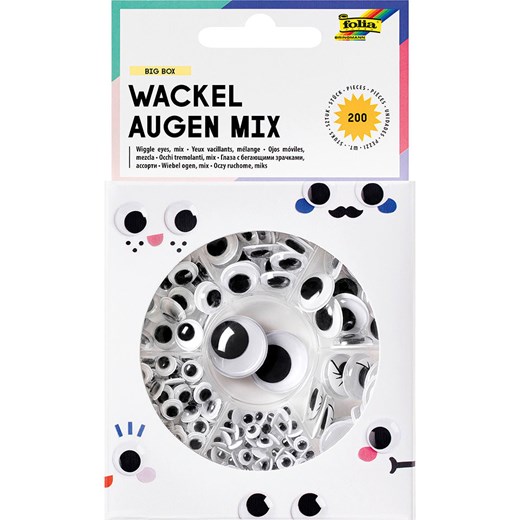 folia PAPER Ruchome oczy &quot;Big Box Mix&quot; w kolorze czarno-białym ze sklepu Limango Polska w kategorii Zabawki - zdjęcie 179171673
