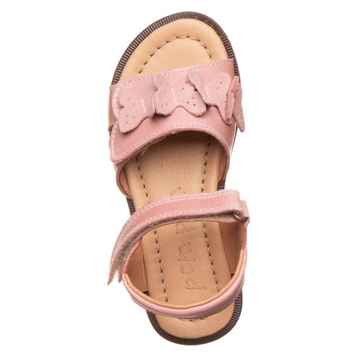 POM POM Skórzane sandały w kolorze jasnoróżowym Pom Pom 27 promocyjna cena Limango Polska