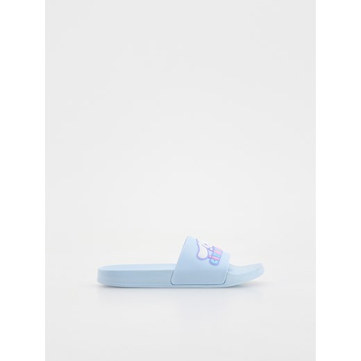 Klapki dziecięce niebieskie Reserved bez zapięcia 