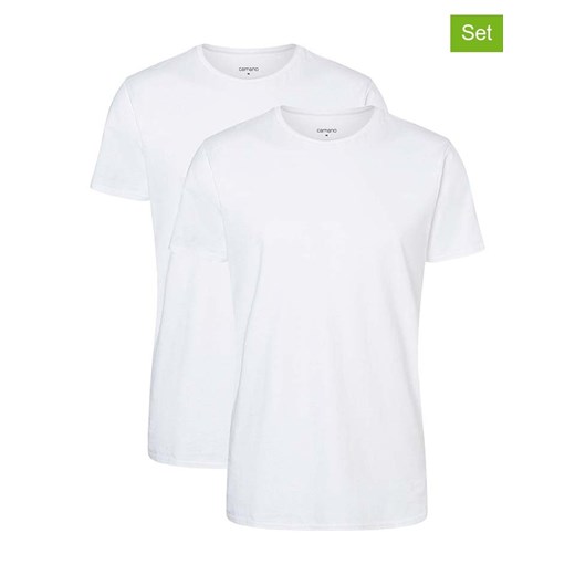 camano Koszulki (2 szt.) w kolorze białym ze sklepu Limango Polska w kategorii T-shirty męskie - zdjęcie 179177493