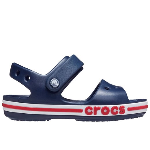 Sandały dziecięce Crocs Bayaband Sandal 211055-4CC - granatowe ze sklepu streetstyle24.pl w kategorii Sandały dziecięce - zdjęcie 179178034