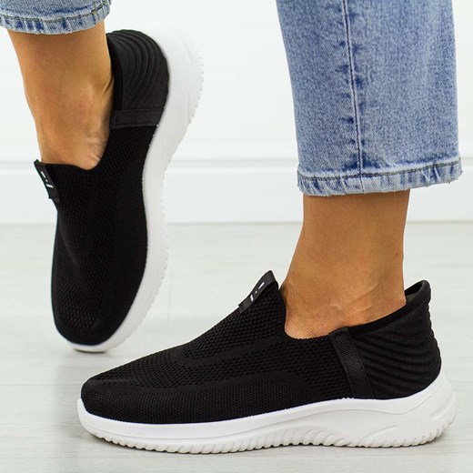 Czarne sportowe buty damskie Potocki 01312 ze sklepu suzana.pl w kategorii Buty sportowe damskie - zdjęcie 179179080