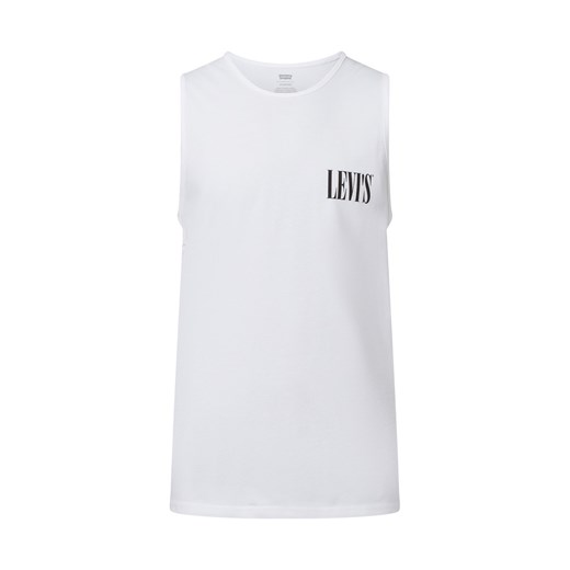 Levi's Tank top męski Mężczyźni Bawełna biały jednolity ze sklepu vangraaf w kategorii T-shirty męskie - zdjęcie 179179481