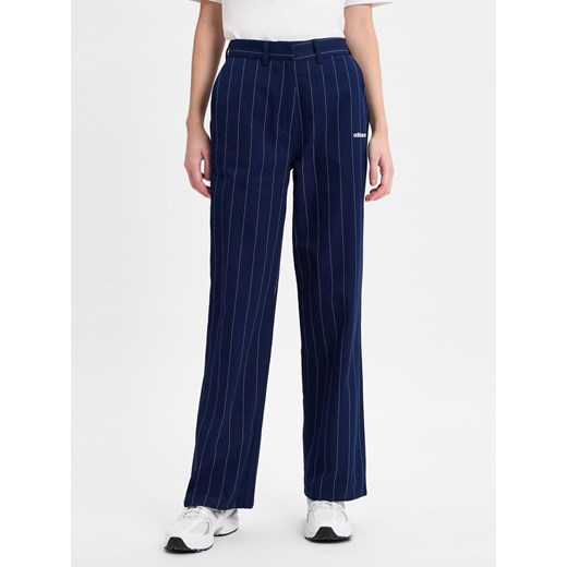 adidas Originals Damskie spodnie materiałowe - Pinstripe Pants Kobiety granatowy w paski ze sklepu vangraaf w kategorii Spodnie damskie - zdjęcie 179179534