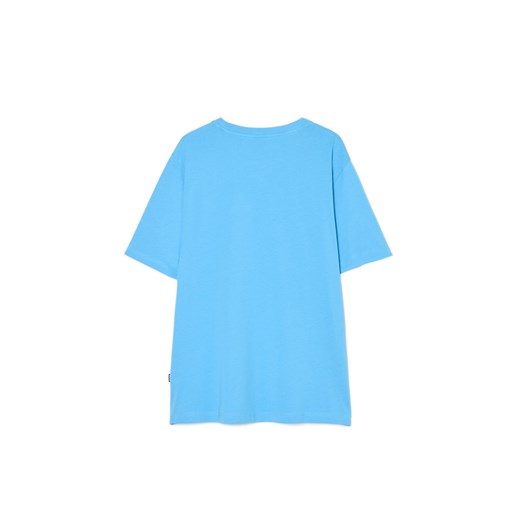 Cropp - Błękitna koszulka basic - błękitny Cropp M Cropp