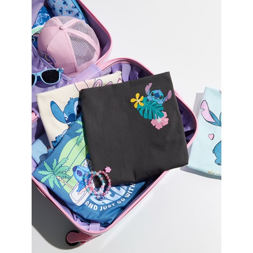 Sinsay - Koszulka Stitch - szary Sinsay XS Sinsay