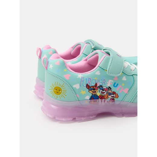 Sinsay - Sneakersy ze świecącą podeszwą PAW Patrol - zielony Sinsay 25 Sinsay