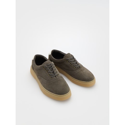 Reserved - Skórzane sneakersy - ciemnoszary Reserved 41 Reserved