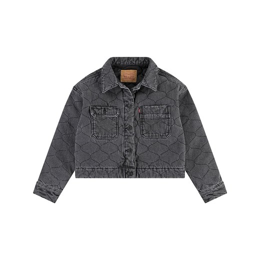 Levi&apos;s Kids Kurtka dżinsowa w kolorze antracytowym ze sklepu Limango Polska w kategorii Kurtki dziewczęce - zdjęcie 179181702