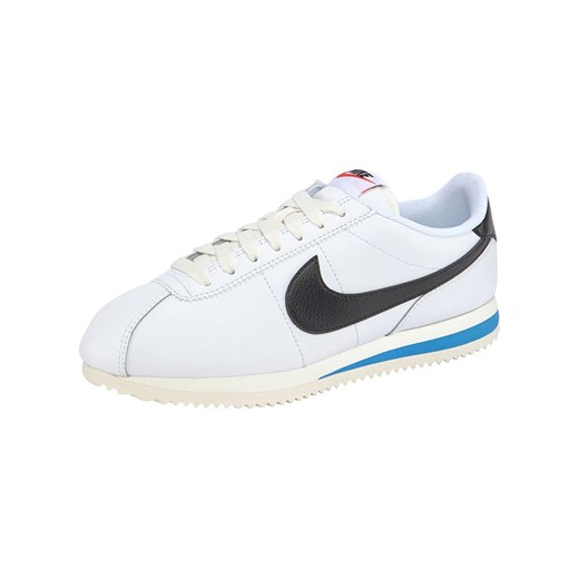 Nike Sportswear Skórzane sneakersy &quot;Cortez&quot; w kolorze biało-czarno-niebieskim ze sklepu Limango Polska w kategorii Buty sportowe damskie - zdjęcie 179181753