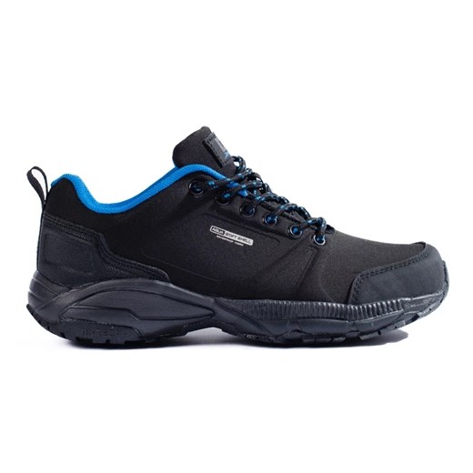 Buty trekkingowe damskie DK czarno niebieskie czarne ze sklepu ButyModne.pl w kategorii Buty trekkingowe damskie - zdjęcie 179184331