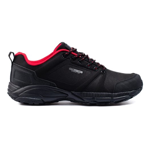 Buty trekkingowe męskie DK czarno czerwone czarne ze sklepu ButyModne.pl w kategorii Buty trekkingowe męskie - zdjęcie 179184332