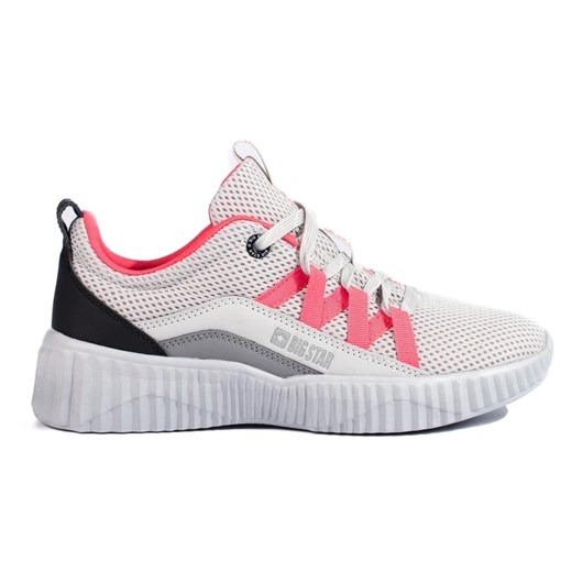 Sneakersy damskie Big Star KK274060 szare ze sklepu ButyModne.pl w kategorii Buty sportowe damskie - zdjęcie 179184343