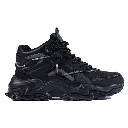 Big Star sneakersy damskie KK274387 czarne ze sklepu ButyModne.pl w kategorii Buty sportowe damskie - zdjęcie 179184353