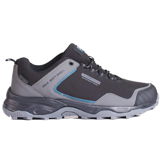 Buty trekkingowe męskie DK Waterproof szare ze sklepu ButyModne.pl w kategorii Buty trekkingowe męskie - zdjęcie 179184362