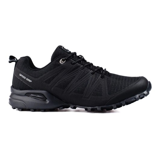 Buty trekkingowe DK czarne ze sklepu ButyModne.pl w kategorii Buty sportowe męskie - zdjęcie 179184371